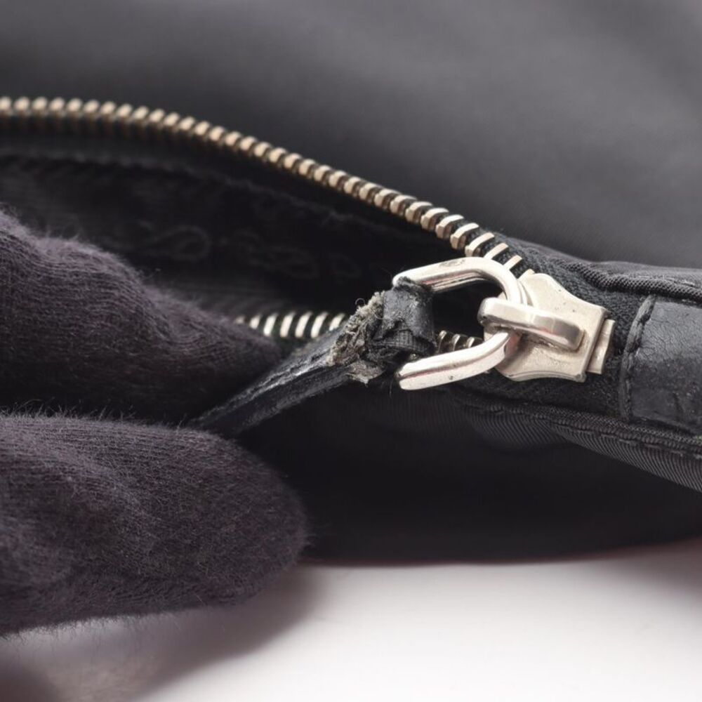 Prada Nylon Leather Shoulder Bag - Picture 9 of 10
